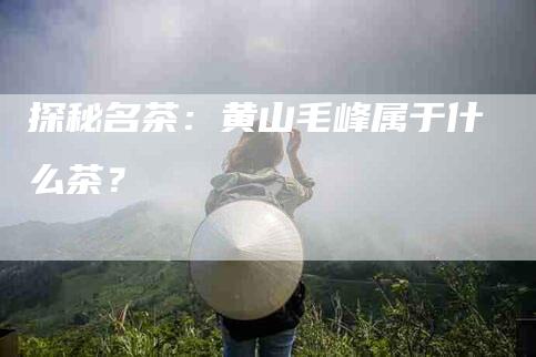 探秘名茶：黄山毛峰属于什么茶？