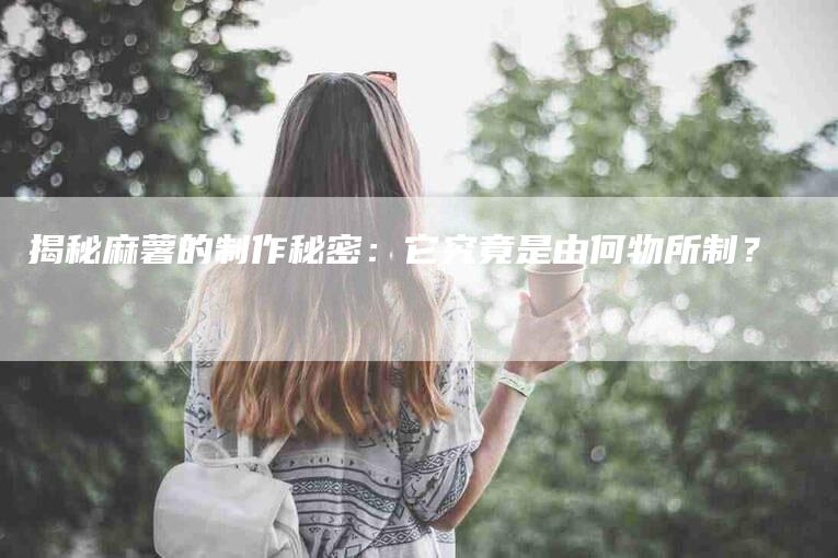 揭秘麻薯的制作秘密：它究竟是由何物所制？