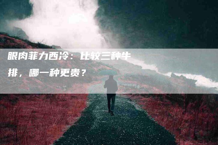 眼肉菲力西冷：比较三种牛排，哪一种更贵？