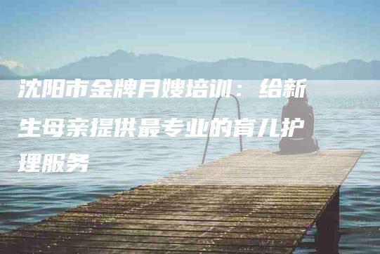 沈阳市金牌月嫂培训：给新生母亲提供最专业的育儿护理服务